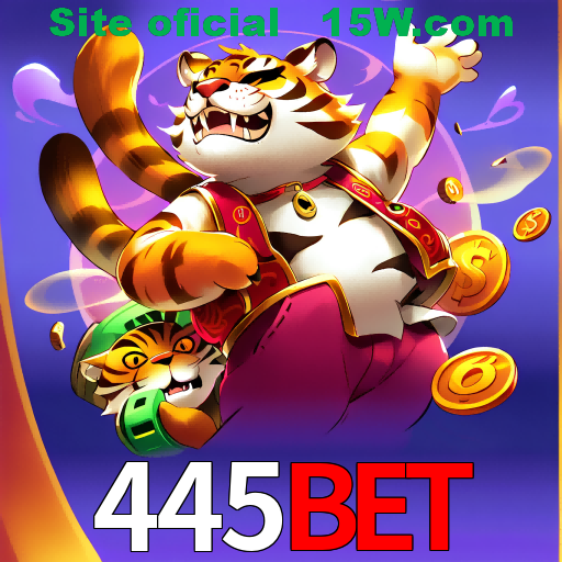 Imagem promocional da 445Bet mostrando a plataforma e suas vantagens